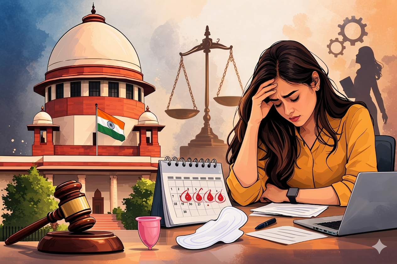 Supreme Court Rejects Plea for Mandatory Menstrual Leave, Warns It May Impact Women’s Career Opportunities