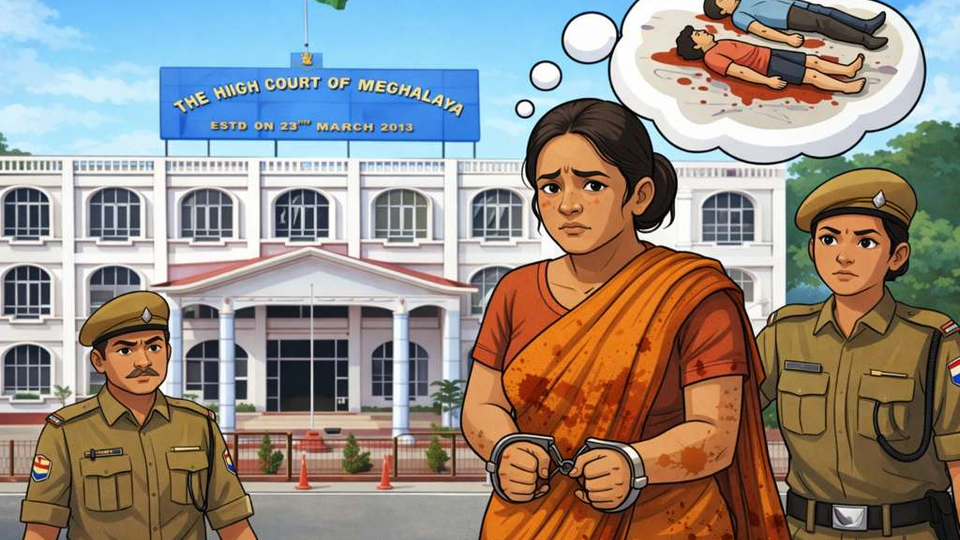 Meghalaya High Court Acquits Woman in Husband & Son Murder Case, Finds Evidence Unreliable