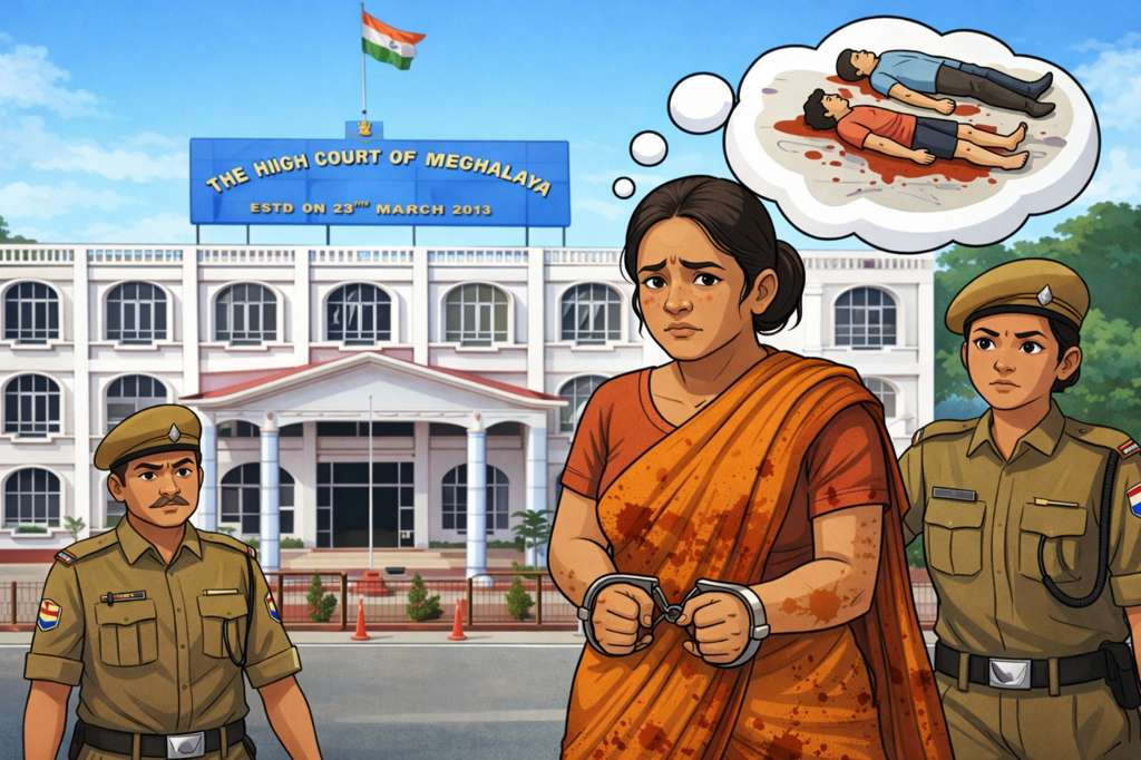 Meghalaya High Court Acquits Woman in Husband & Son Murder Case, Finds Evidence Unreliable