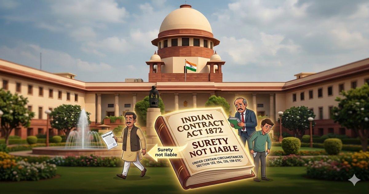 Surety Not Liable for Borrower’s Excess Withdrawals Beyond Sanctioned Loan Limit Without Consent: Supreme Court (Under Indian Contract Act 1872)