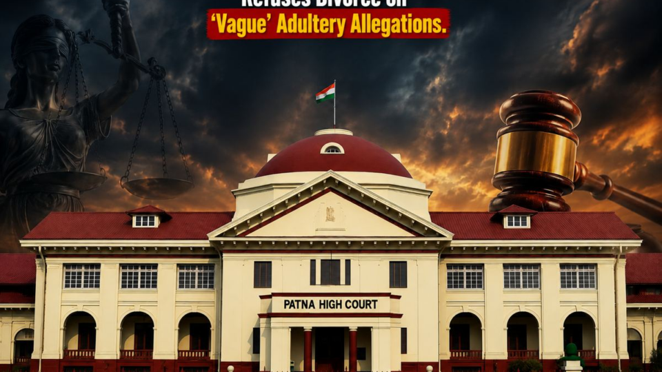 Patna High Court Refuses Divorce on “Vague” Adultery Allegations, Says Evidence Beyond Pleadings Cannot Be Considered